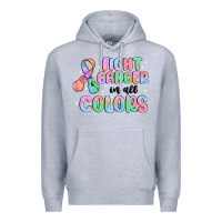 Heather Grey fight cancer in all colors Premium Hoodie - MaliasSmallBusiness