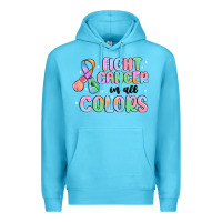 Ocean Blue fight cancer in all colors Premium Hoodie - MaliasSmallBusiness