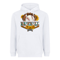 White western baseball with sunflower Heavyweight Hoodie - BundleAndBundleShop