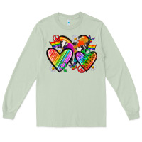 Matcha pride hearts Long Sleeve Tee - texasbilliewilder