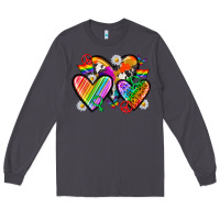 Smoke pride hearts Long Sleeve Tee - texasbilliewilder