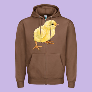 Chick Zipper Hoodie Designed By Ranaportraitstore