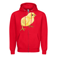 Red chick Zipper Hoodie - RanaPortraitStore