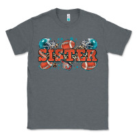 Charcoal Heather sister American football Classic Tee - Zillion Design Studio