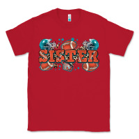 Red sister American football Classic Tee - Zillion Design Studio