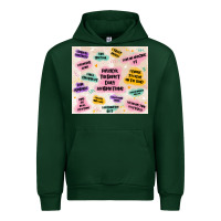 Forest Green physical therapist daily affirmations Urban Hoodie - MaliasSmallBusiness