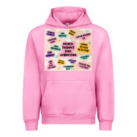 Fuchsia Pink physical therapist daily affirmations Urban Hoodie - MaliasSmallBusiness