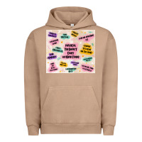 Pigment Burro physical therapist daily affirmations Urban Hoodie - MaliasSmallBusiness