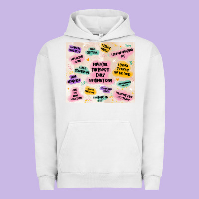 Physical Therapist Daily Affirmations Urban Hoodie Designed By Maliassmallbusiness