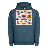 Pigment Midnight Navy physical therapist daily affirmations Urban Hoodie - MaliasSmallBusiness