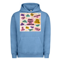 Pigment Pebble Blue physical therapist daily affirmations Urban Hoodie - MaliasSmallBusiness