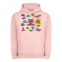 Pigment Salmon physical therapist daily affirmations Urban Hoodie - MaliasSmallBusiness