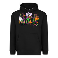 Black happy halloween Heavyweight Hoodie - AdoDesignShop