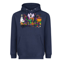 Navy happy halloween Heavyweight Hoodie - AdoDesignShop