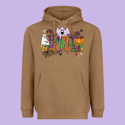 Happy Halloween Heavyweight Hoodie Designed By Adodesignshop