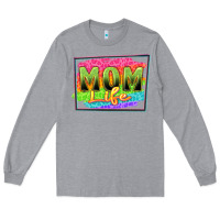 Heather Grey mom life Long Sleeve Tee - Zillion Design Studio