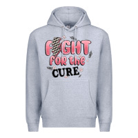 Heather Grey fight for the cure Premium Hoodie - MaliasSmallBusiness