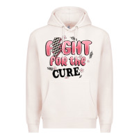 Pale Pink fight for the cure Premium Hoodie - MaliasSmallBusiness