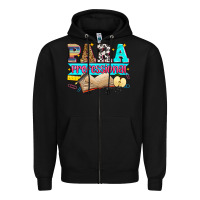 Black paraprofessional Zipper Hoodie - Zillion Design Studio