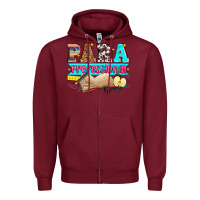 Burgundy paraprofessional Zipper Hoodie - Zillion Design Studio