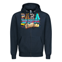 Navy paraprofessional Zipper Hoodie - Zillion Design Studio