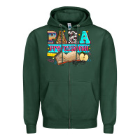 Sports Green paraprofessional Zipper Hoodie - Zillion Design Studio