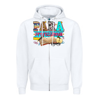 White paraprofessional Zipper Hoodie - Zillion Design Studio