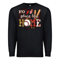 Black no place like home baseball Premium Sweatshirt - Jasminsmagicworld