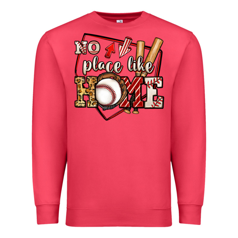 No Place Like Home Baseball Premium Sweatshirt by Jasminsmagicworld | Teevron