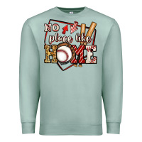 Seafoam no place like home baseball Premium Sweatshirt - Jasminsmagicworld