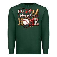 Sports Green no place like home baseball Premium Sweatshirt - Jasminsmagicworld