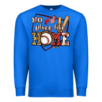 True Royal no place like home baseball Premium Sweatshirt - Jasminsmagicworld