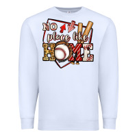 White no place like home baseball Premium Sweatshirt - Jasminsmagicworld
