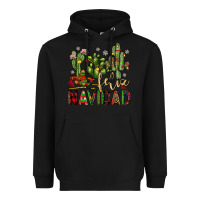 Black cactus feliz navidad Heavyweight Hoodie - JahusDesignShop