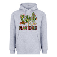 Heather Grey cactus feliz navidad Heavyweight Hoodie - JahusDesignShop