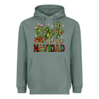 Sage cactus feliz navidad Heavyweight Hoodie - JahusDesignShop