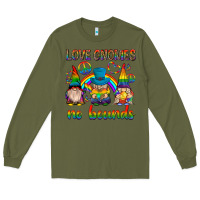 Army Green pride gnomies Long Sleeve Tee - texasbilliewilder