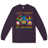 Plum pride gnomies Long Sleeve Tee - texasbilliewilder