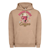 Pigment Burro mama needs coffee Urban Hoodie - MaliasSmallBusiness