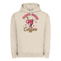 Pigment French Oak mama needs coffee Urban Hoodie - MaliasSmallBusiness