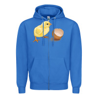 True Royal chick with egg Zipper Hoodie - RanaPortraitStore
