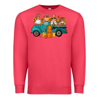 Cardinal fall gnomes truck pumpkin sunflowers Premium Sweatshirt - Artiststas