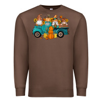 Chestnut fall gnomes truck pumpkin sunflowers Premium Sweatshirt - Artiststas