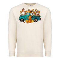 Sandshell fall gnomes truck pumpkin sunflowers Premium Sweatshirt - Artiststas