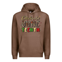 Chestnut celebrate juneteenth Premium Hoodie - MaliasSmallBusiness