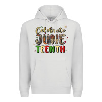 Dove Grey celebrate juneteenth Premium Hoodie - MaliasSmallBusiness