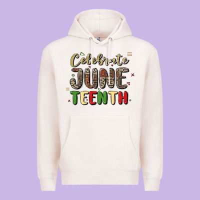 Celebrate Juneteenth Premium Hoodie Designed By Maliassmallbusiness