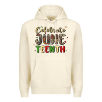 Sandshell celebrate juneteenth Premium Hoodie - MaliasSmallBusiness
