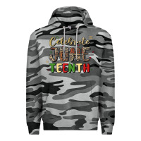 Slate Camo celebrate juneteenth Premium Hoodie - MaliasSmallBusiness