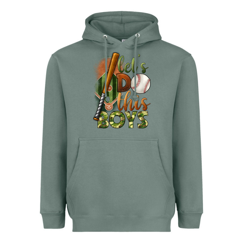 Let's Do This Boys Field Baseball Heavyweight Hoodie by BundleAndBundleShop | Teevron
